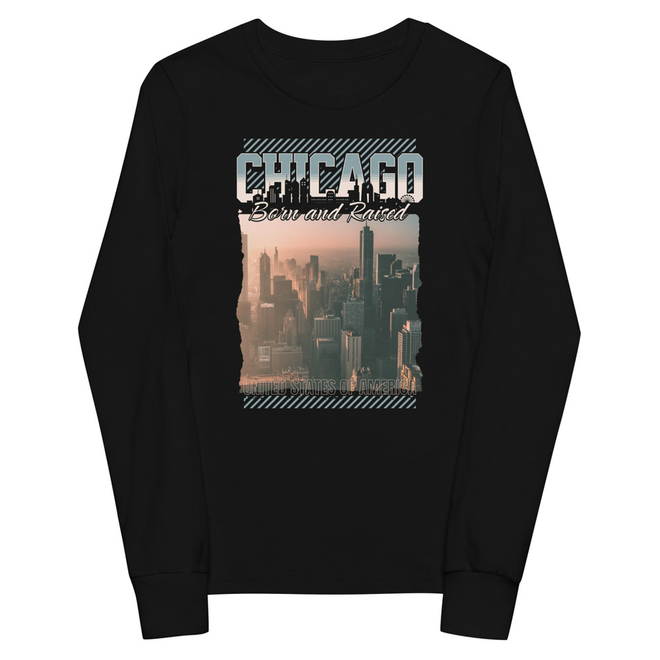 Born and Raised Youth Long Sleeve Tee