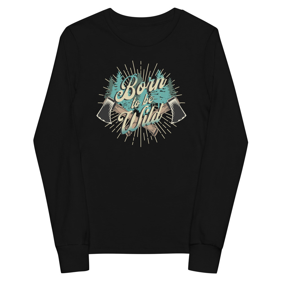 Born to be Wild (2) Youth Long Sleeve Tee