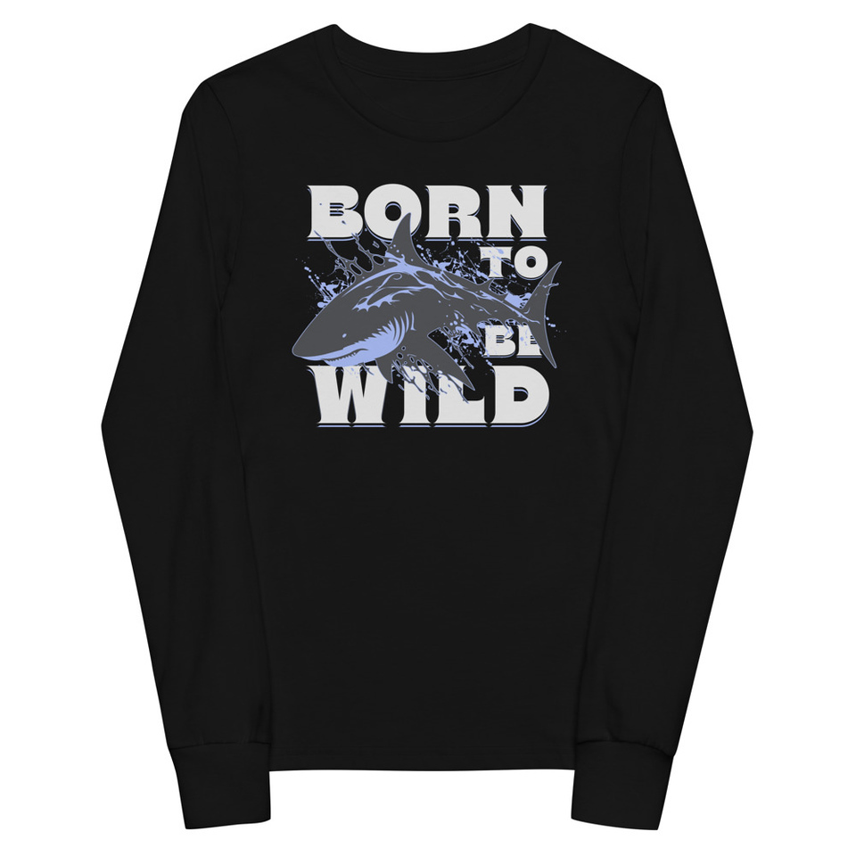 BORN TO BE WILD Youth Long Sleeve Tee