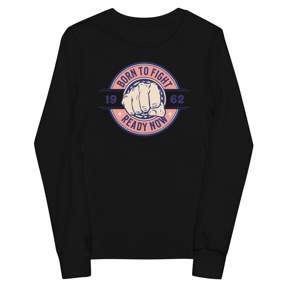 Born to Fight - Fist Youth Long Sleeve Tee