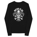 Born to Ride - Biker Club Skull  Youth Long Sleeve Tee