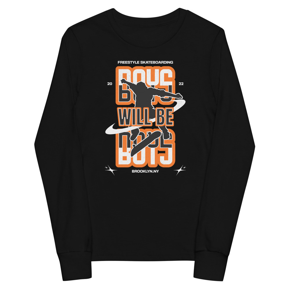 Boys will be boys Youth Long Sleeve Tee