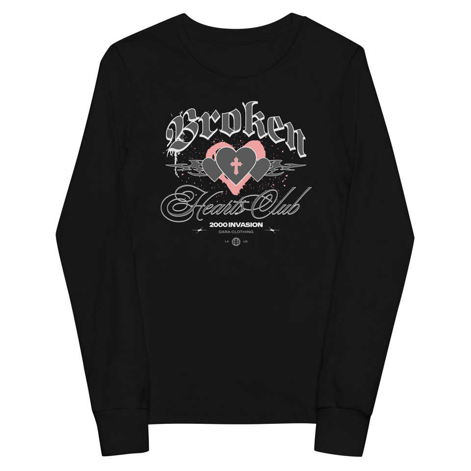 Broken Hearts Club Youth Long Sleeve Tee