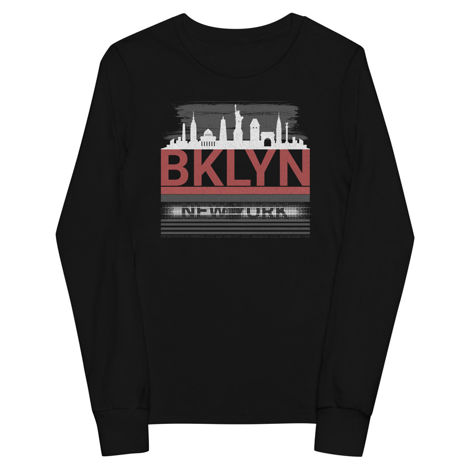 Brooklyn -New York   Youth Long Sleeve Tee