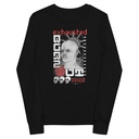 Burn Out - Futuristic 3D Head Youth Long Sleeve Tee