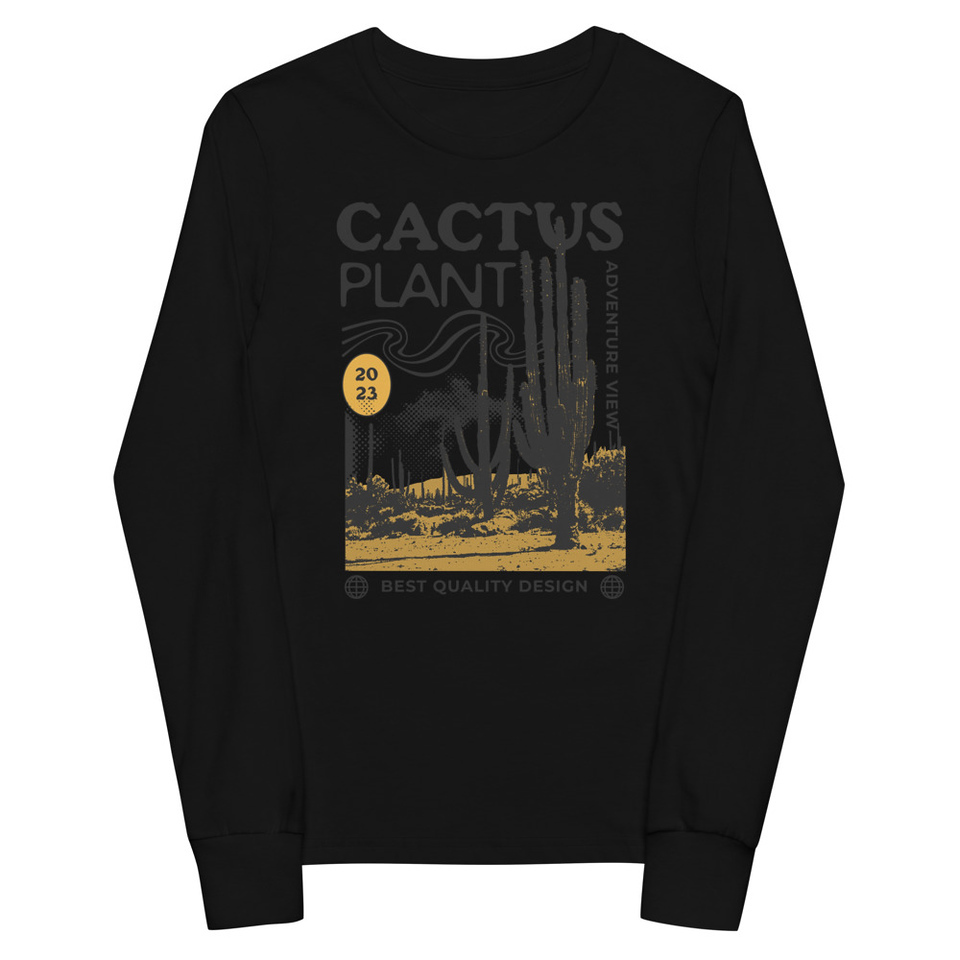 Cacus Plant - Desert Youth Long Sleeve Tee