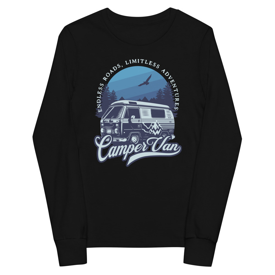 Campervan Youth Long Sleeve Tee