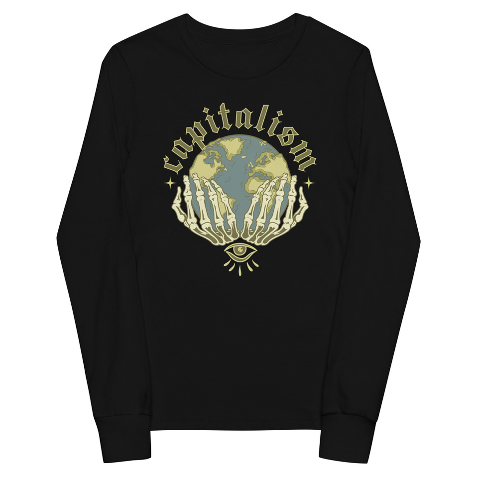 Capitalism - Earth Youth Long Sleeve Tee