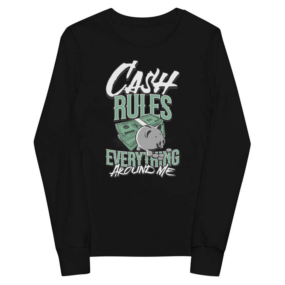 Cash Rules Youth Long Sleeve Tee