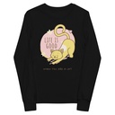 Cat Life - Humor Youth Long Sleeve Tee