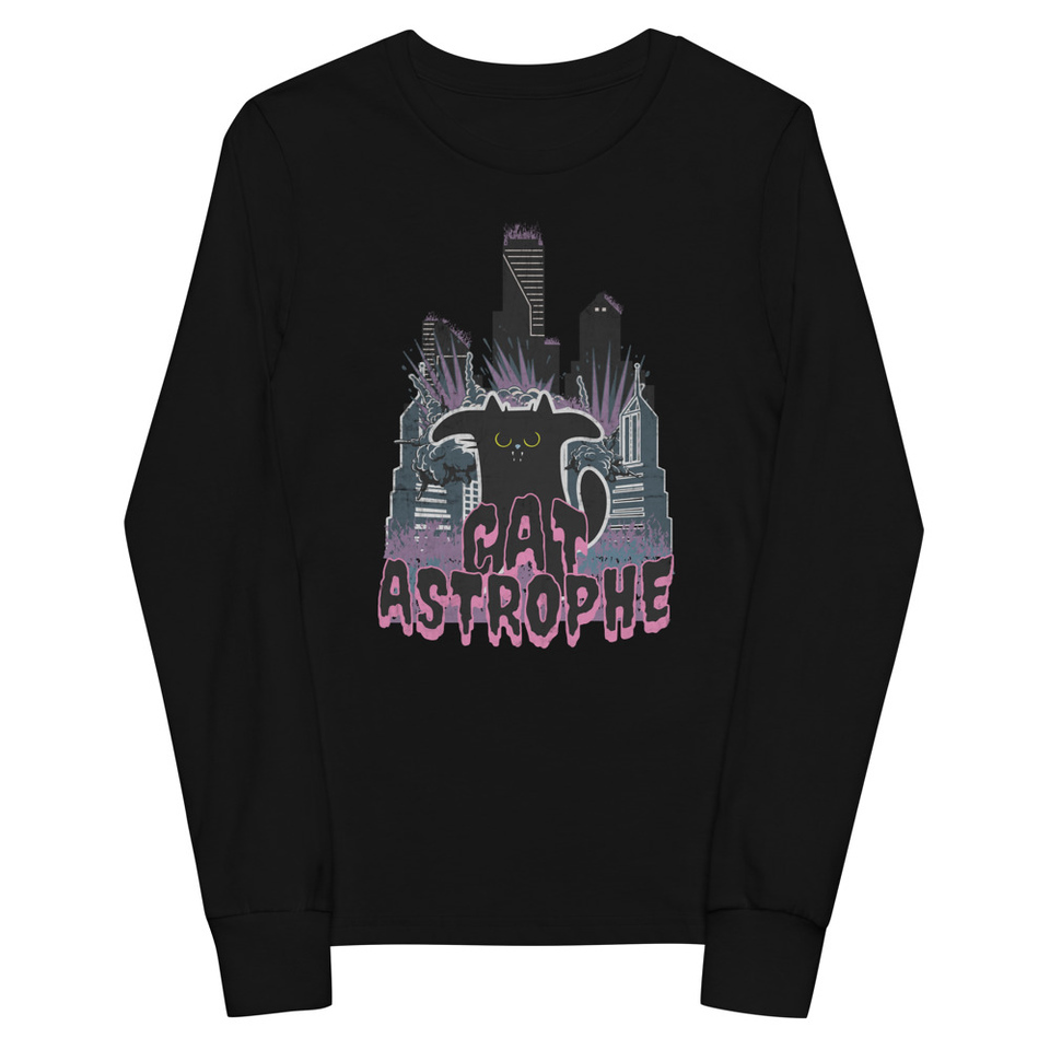 cat-astrophe Youth Long Sleeve Tee