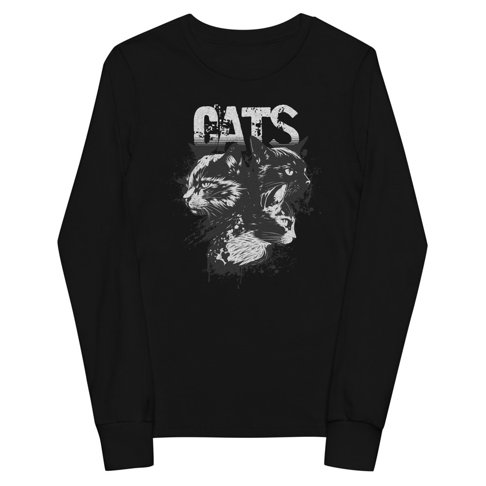 Cats Youth Long Sleeve Tee