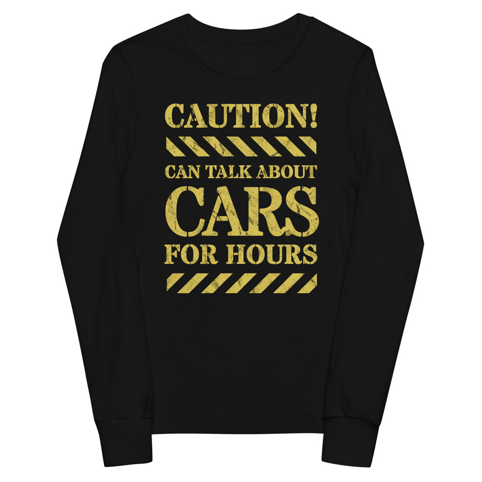 Caution Signs - Yellow Traffic Sign Youth Long Sleeve Tee
