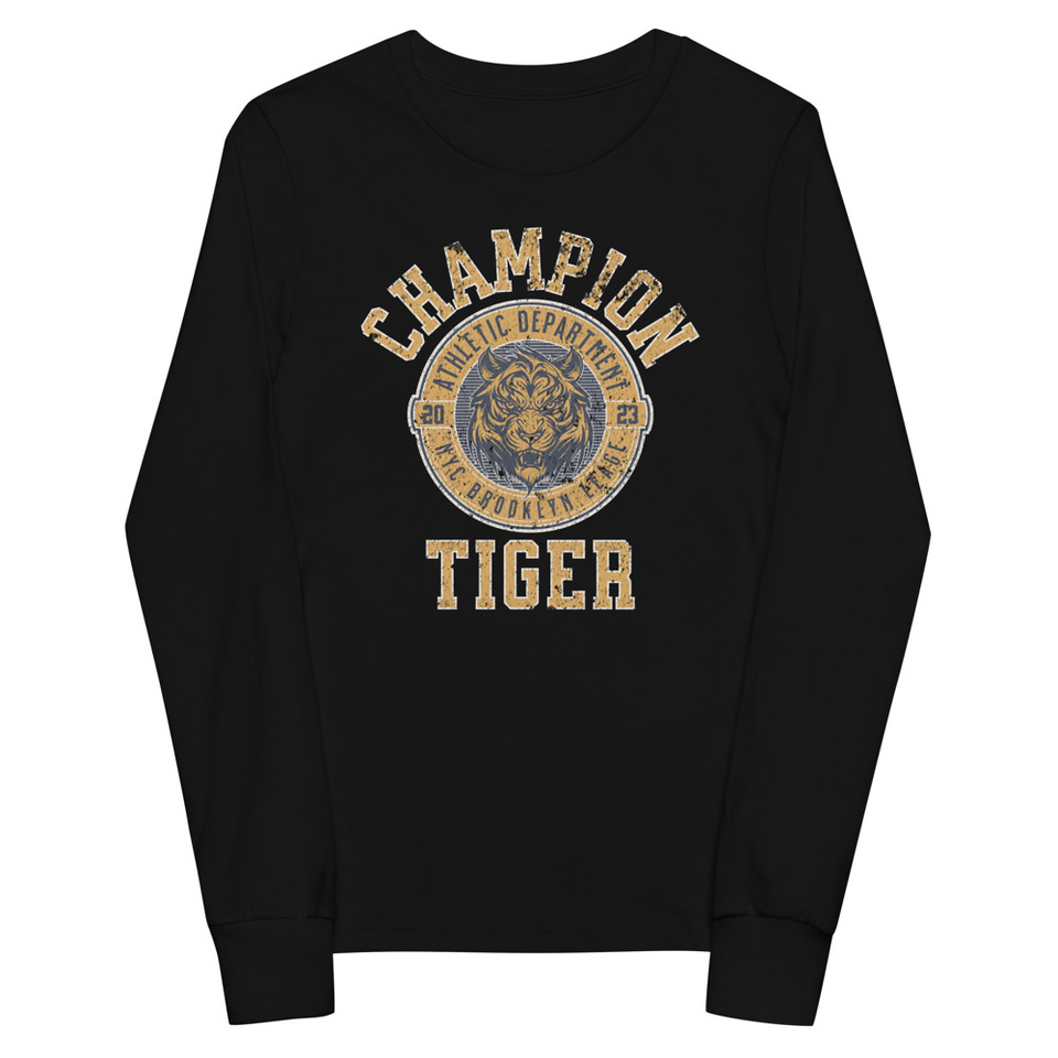CHAMPION TIGER NYC Youth Long Sleeve Tee