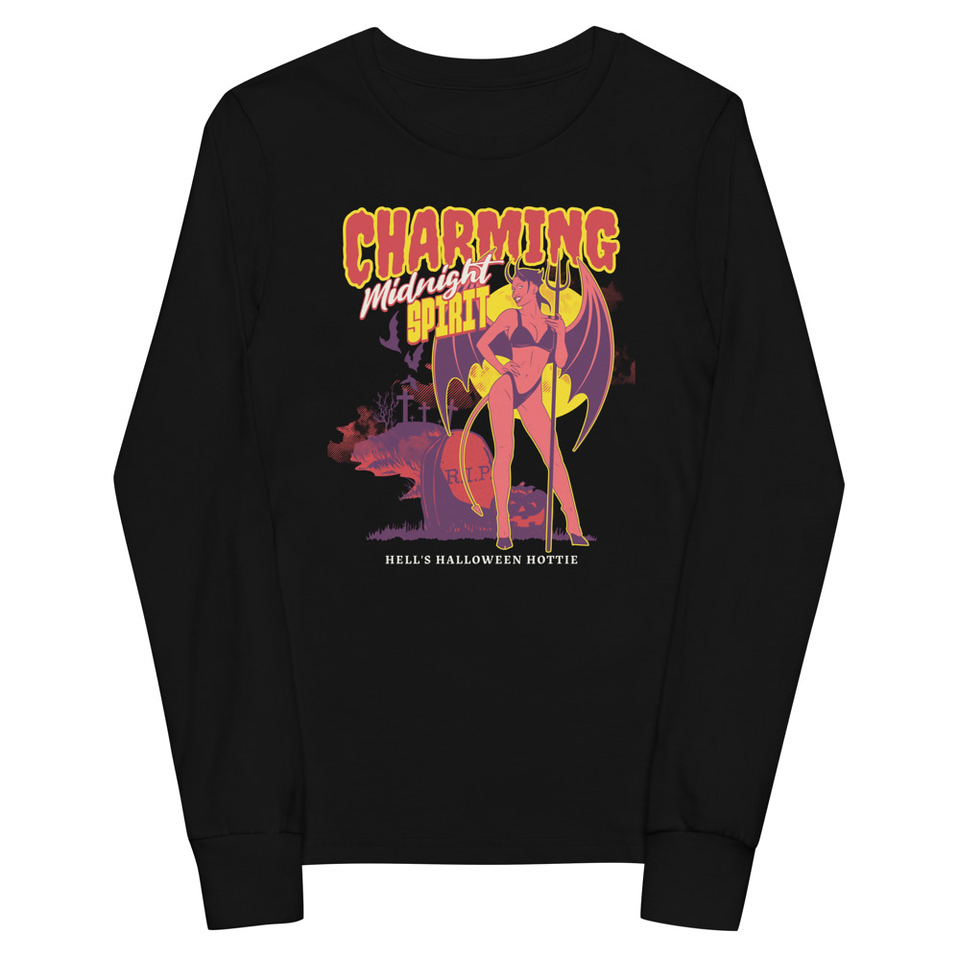 Charming Midnight Youth Long Sleeve Tee