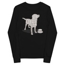 Coffee Dog Youth Long Sleeve Tee