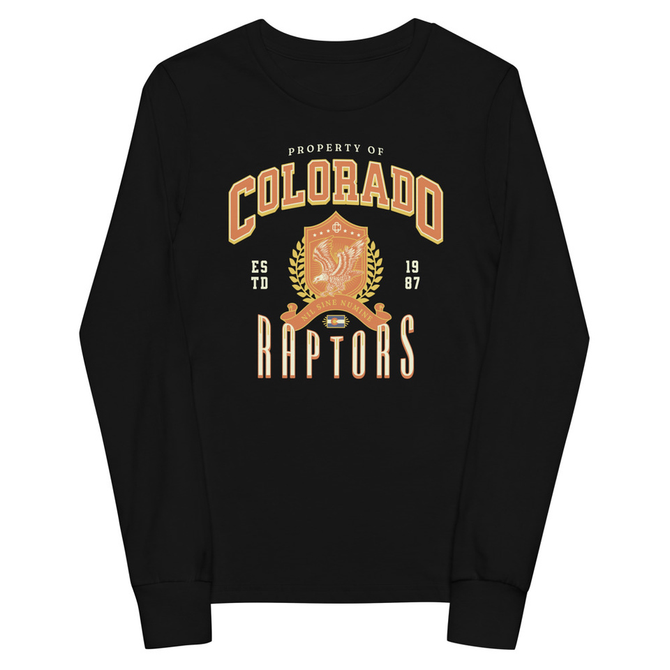 Colorado Raptors - Rugby Sports Team Youth Long Sleeve Tee