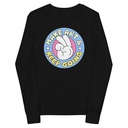 Colorful Fun Retro Style Badge Youth Long Sleeve Tee