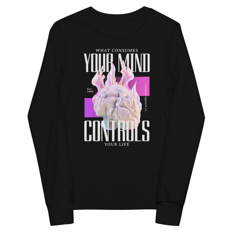 Control your Mind Youth Long Sleeve Tee
