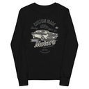 Custom Made Adventures Motors Old School Youth Long Sleeve Tee