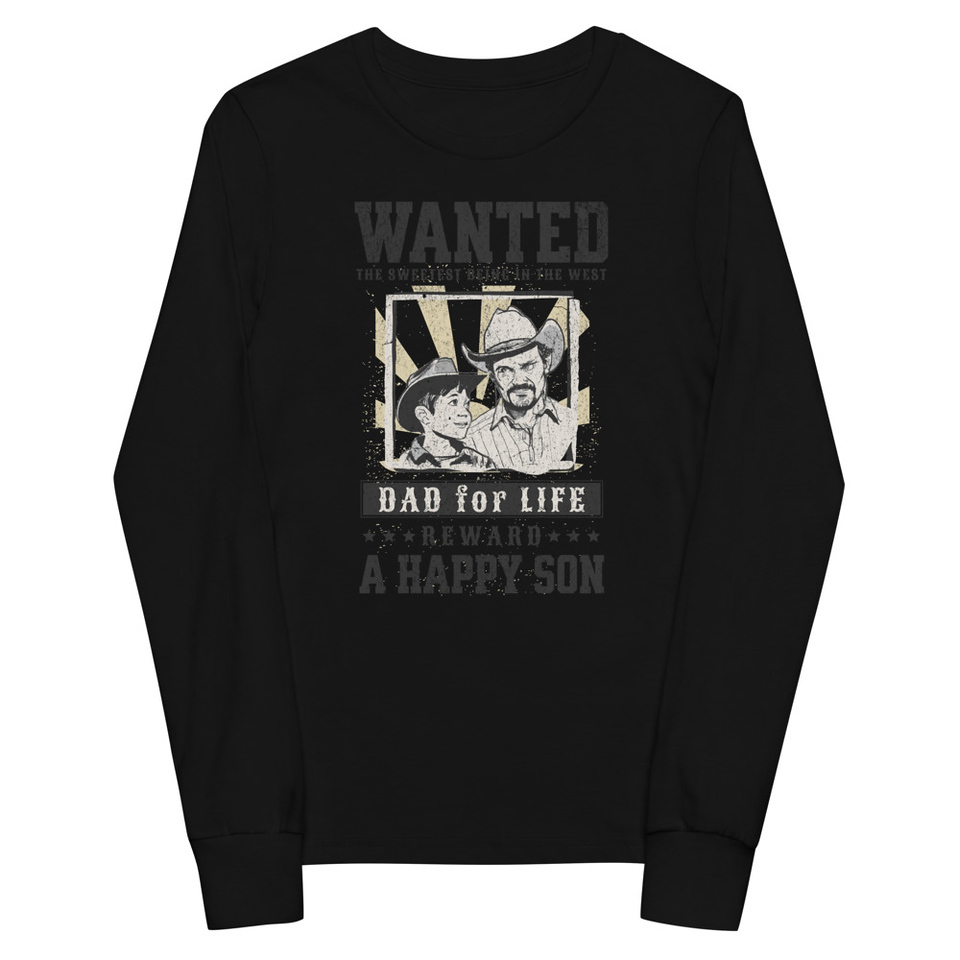 Dad Wanted Youth Long Sleeve Tee