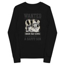 Dad Wanted Youth Long Sleeve Tee