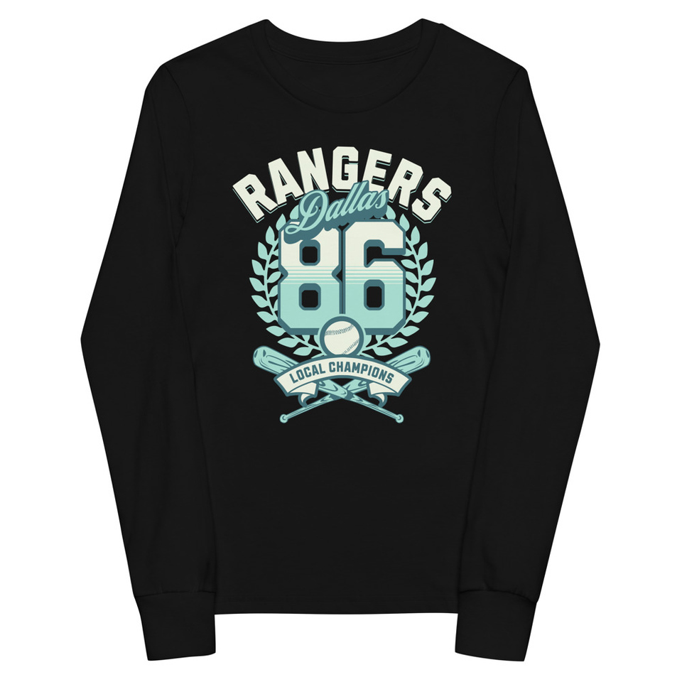 Dallas Rangers - Old School Sports Youth Long Sleeve Tee