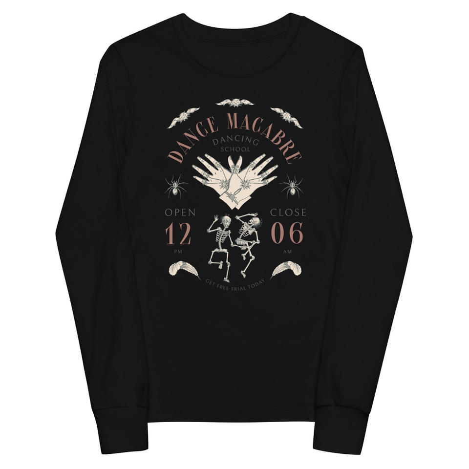 Dance Macabre - Dancing School Youth Long Sleeve Tee