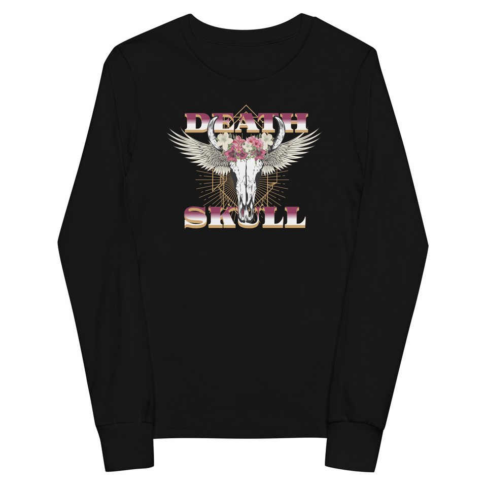 Deah Skull Youth Long Sleeve Tee