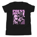 'Press Pause' Anime Gaming Youth Staple Tee