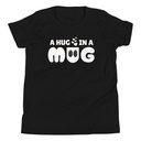 A Hug in a Mug - Funny Cartoon Youth Staple Tee