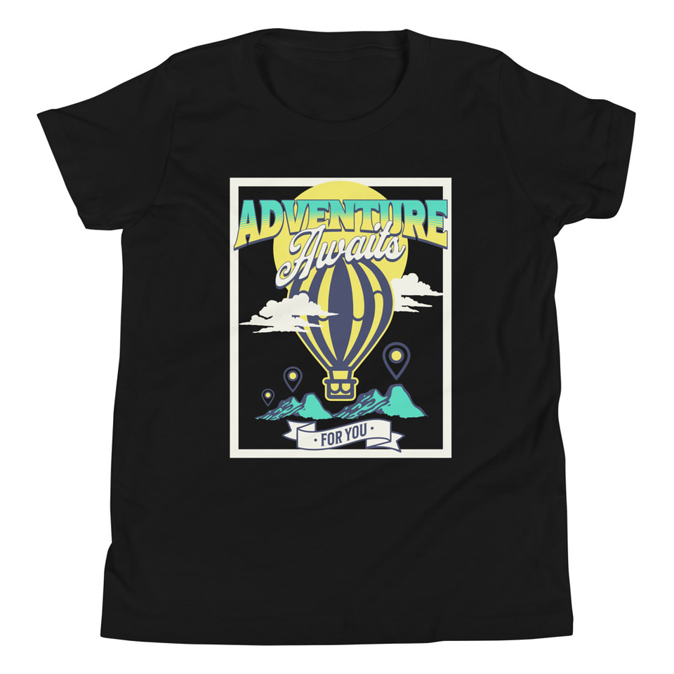 Adventure Awaits Youth Staple Tee