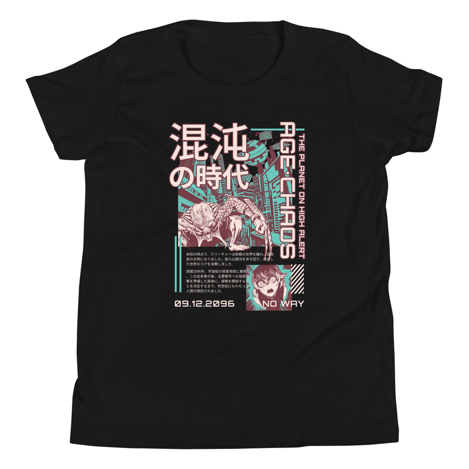 Age of Chaos - Japanese Anime Youth Staple Tee