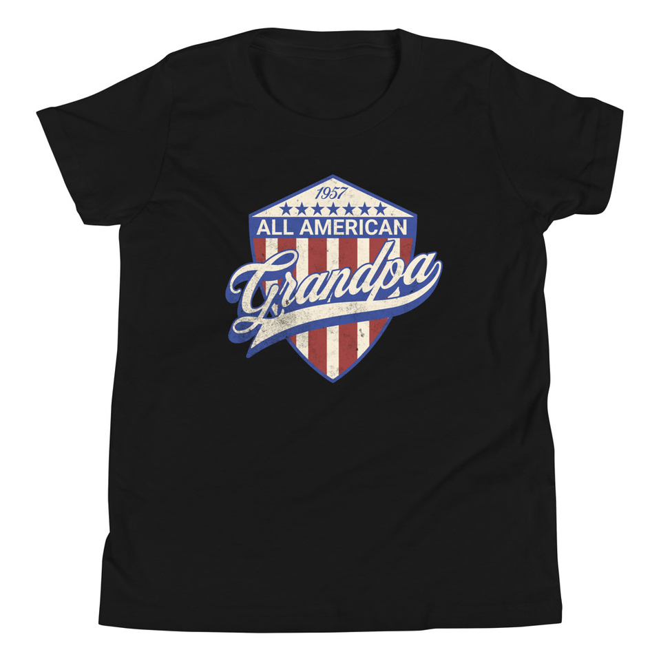 all american grandpa Youth Staple Tee