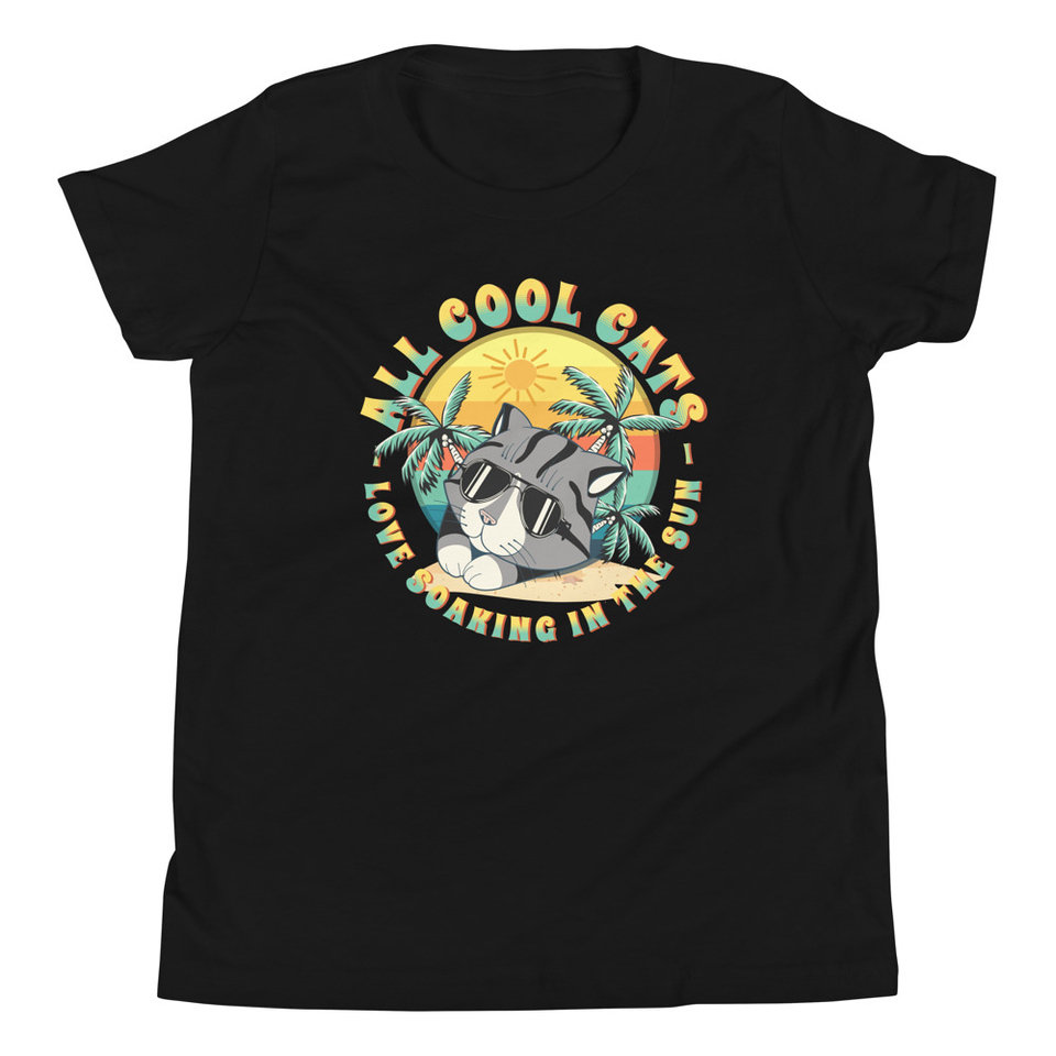 All Cool Cats - Sunset Beach Youth Staple Tee