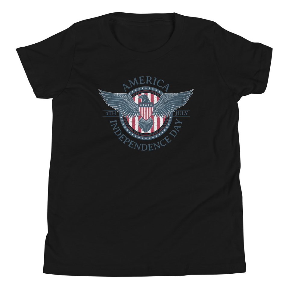 American Eagle Badge Youth Staple Tee
