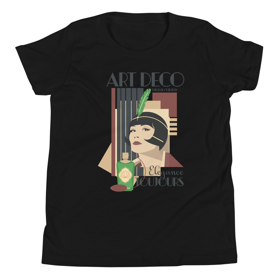 Art Deco Elegance Toujours Youth Staple Tee