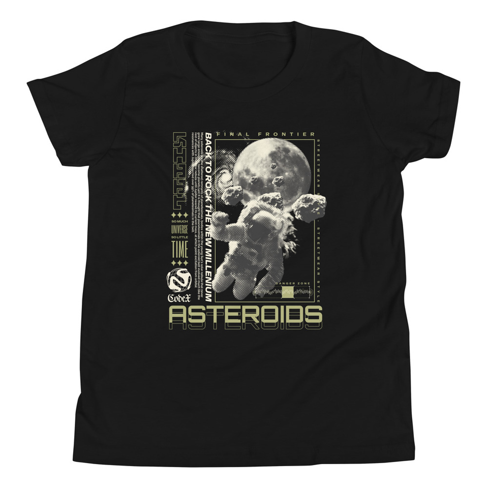 Asteroids Youth Staple Tee