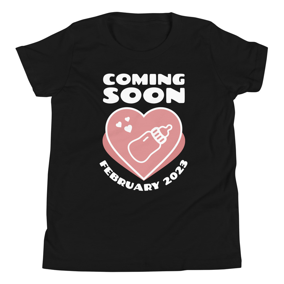 Baby Announcement - Feeding Bottle Youth Staple Tee