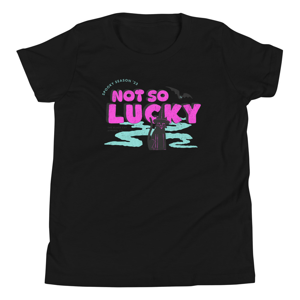 Bad Luck Kitty - Halloween Youth Staple Tee