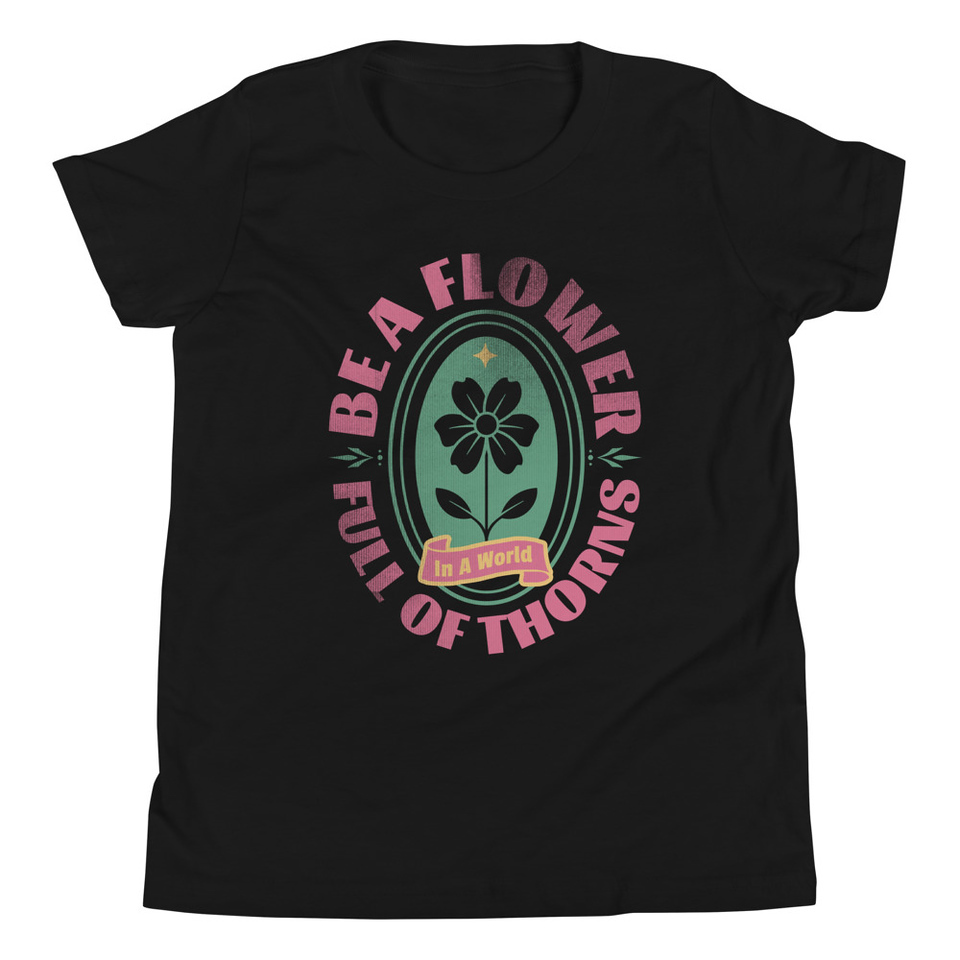 Be A Flower  Youth Staple Tee