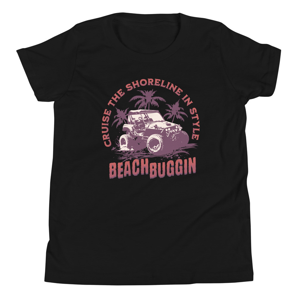 BEACH BUGGIN Youth Staple Tee