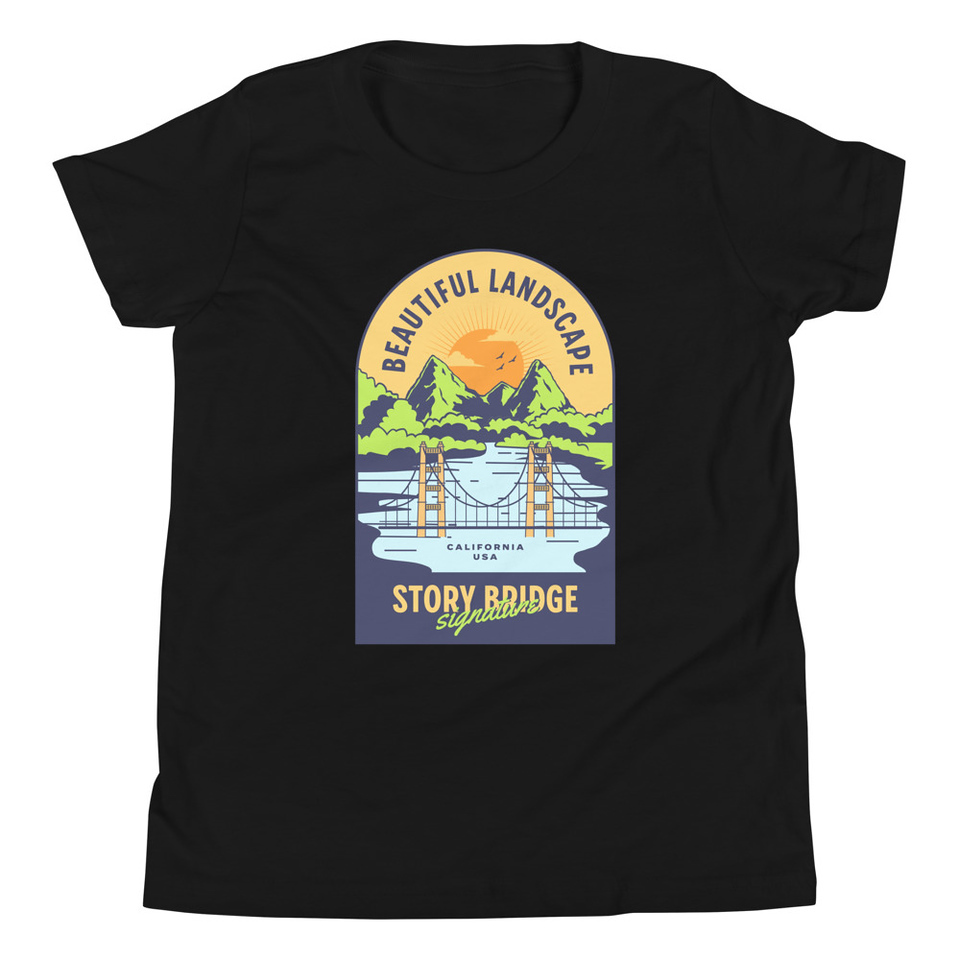 Beautiful Landscape - Outdoor Youth Staple Tee