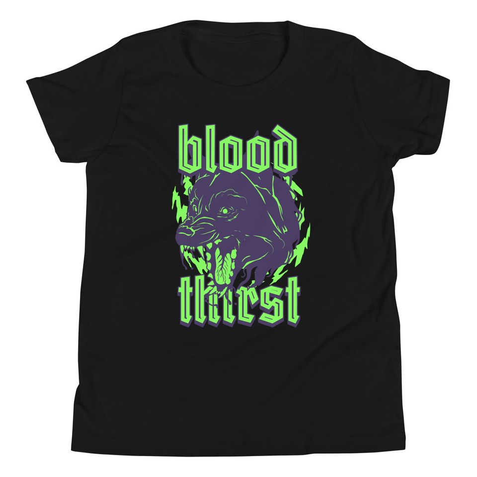 Blood Thirst - Neon Dog Youth Staple Tee