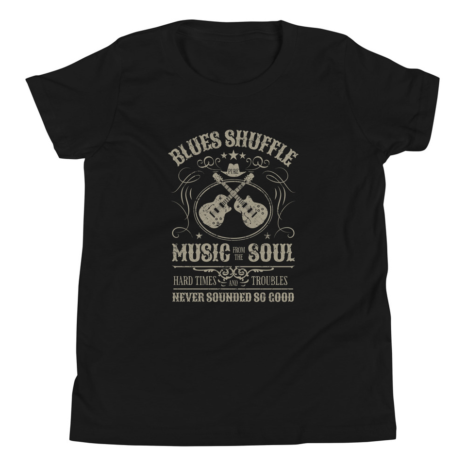 Blues Music from the Soul - Guitar Youth Staple Tee