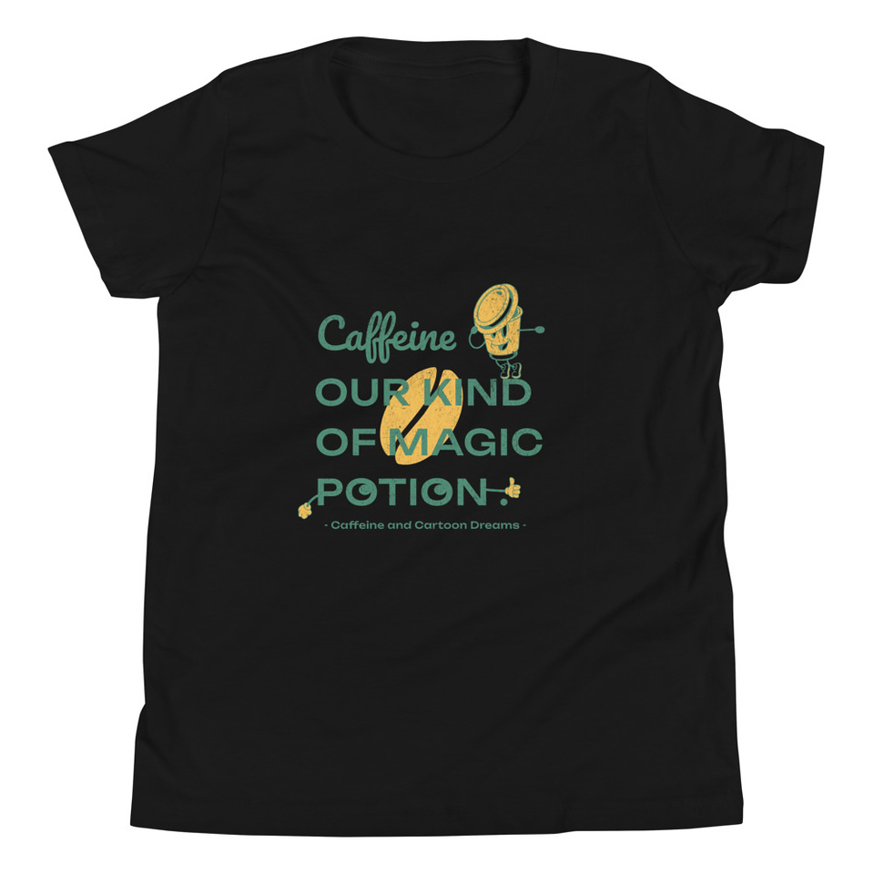 Caffeine Cartoon Youth Staple Tee
