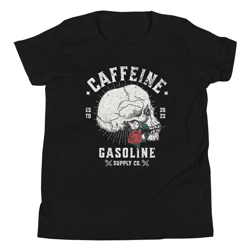 CAFFEINE GASOLINE Youth Staple Tee