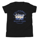 California Beach Vibes - Retro Camper Van Youth Staple Tee