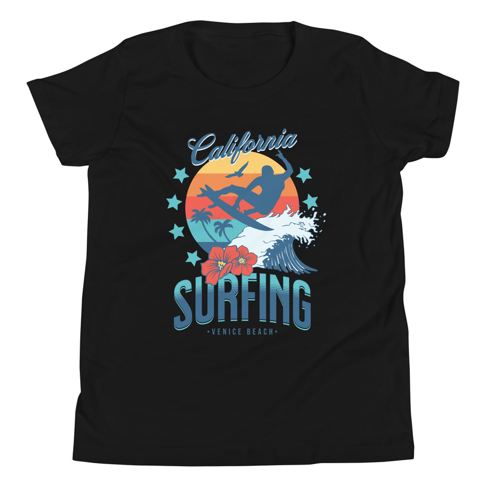 California Surfing - Palm Beach Youth Staple Tee