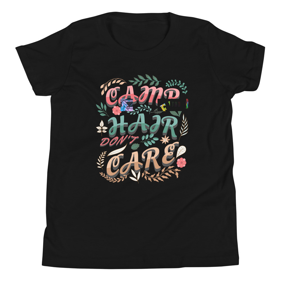 Camp Hair Don't Care Youth Staple Tee